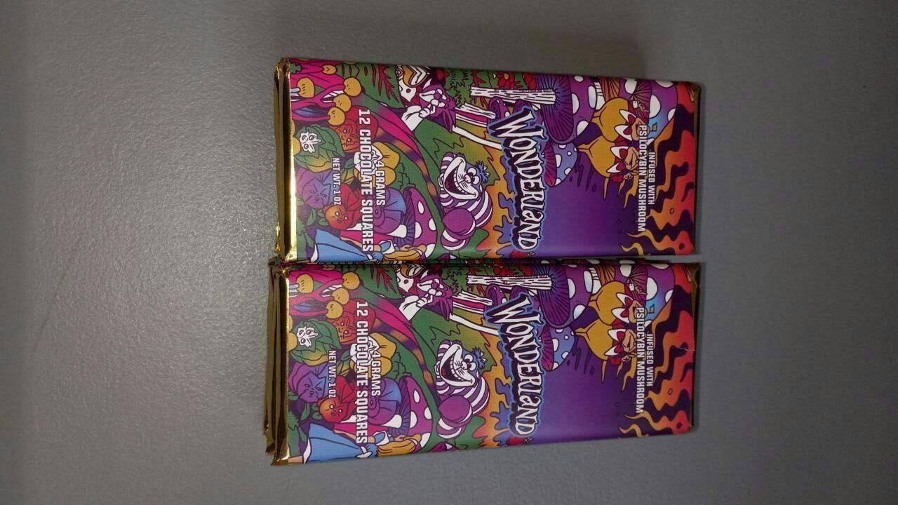 Wonderland Mushroom Chocolate Bars