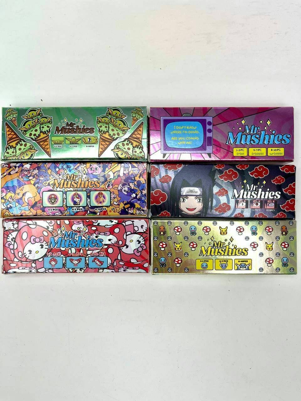 Mr Mushies Mushroom Chocolate Bars