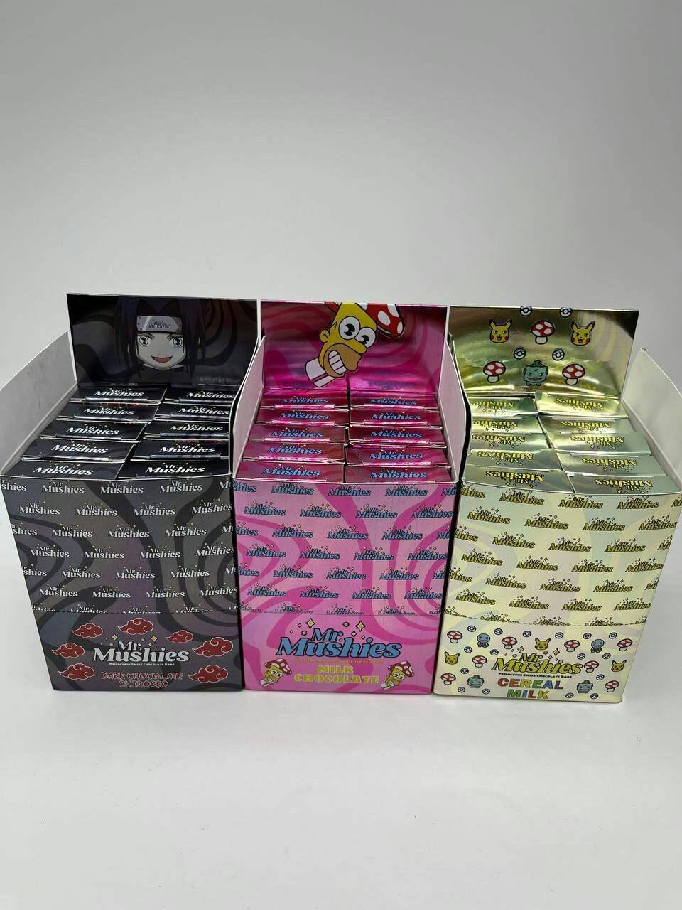 Mr Mushies Mushroom Chocolate Bars