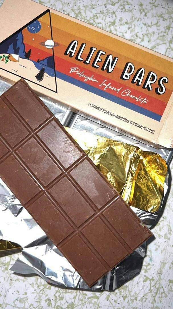 Alien Bars Mushroom Chocolate